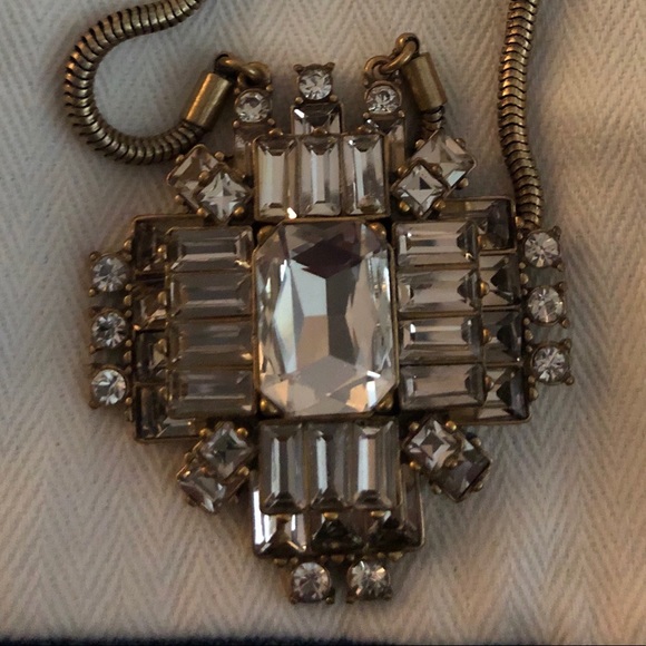 J.Crew Rhinestone Pendant - Picture 2 of 2